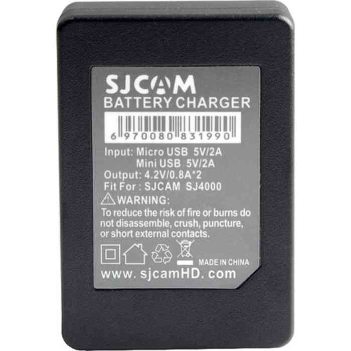 SJCAM Dual-Slot Battery Charger for SJ4000/SJ50000/M10 Series